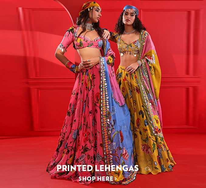 PRINTED LEHENGAS